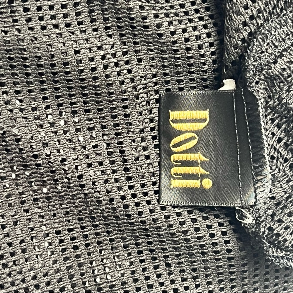 Dotti Women Coverup Skirt Black Mesh Swim Coverup Wrap - Picture 2 of 6